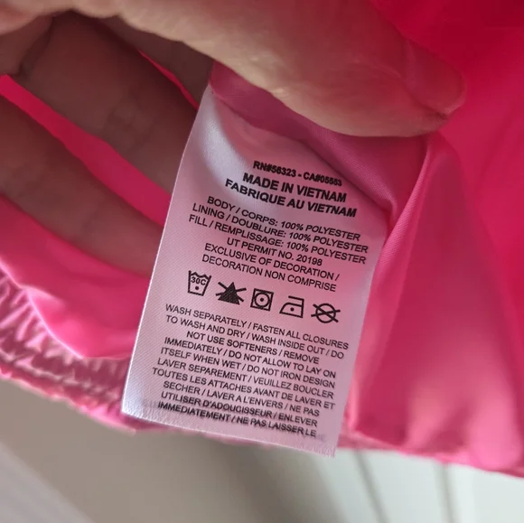 Nike Womens sz Small NWT Bright Pink Puffer - Picture 14 of 16